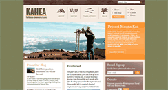 Desktop Screenshot of kahea.org